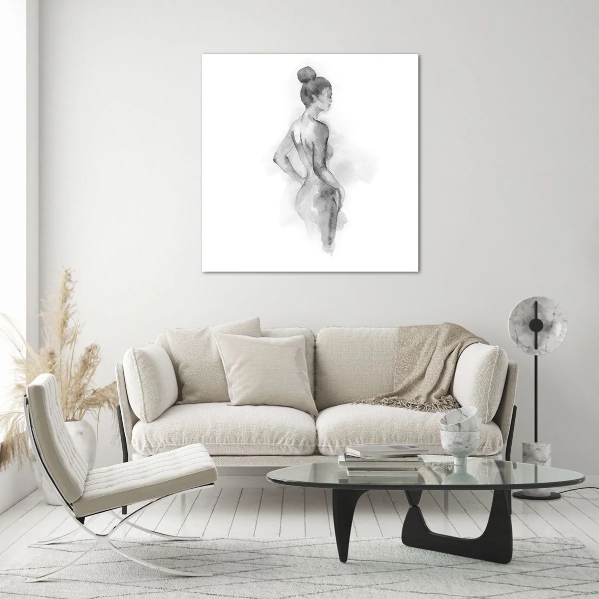 Obraz na skle - Krásné jako malba - 50x50 cm