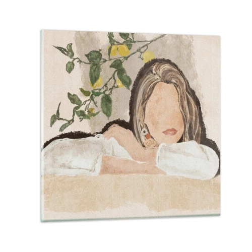 Obraz na skle - Krasavice z jihu - 70x70 cm