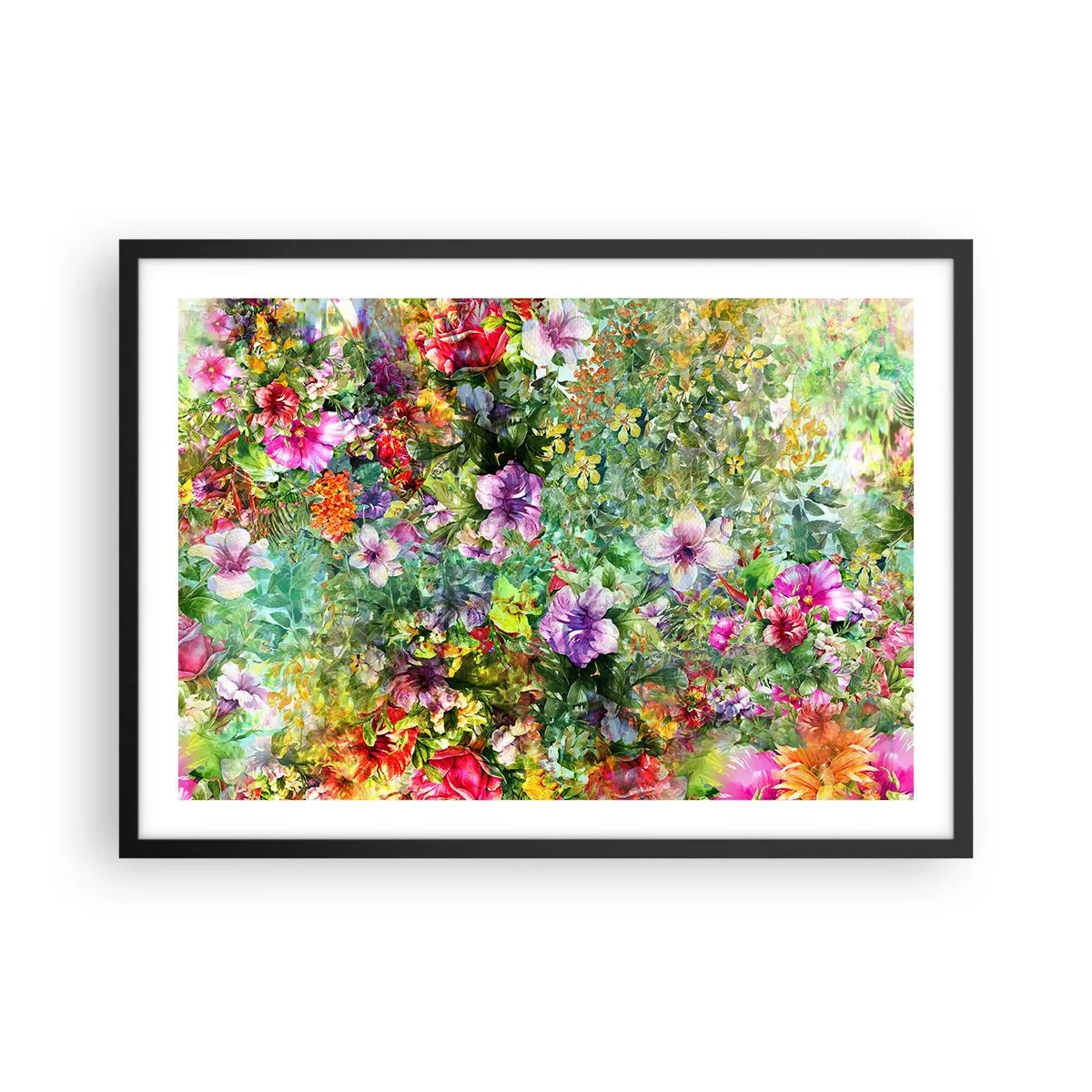 Plakát v černém rámu - Do květů, k záhubě - 70x50 cm