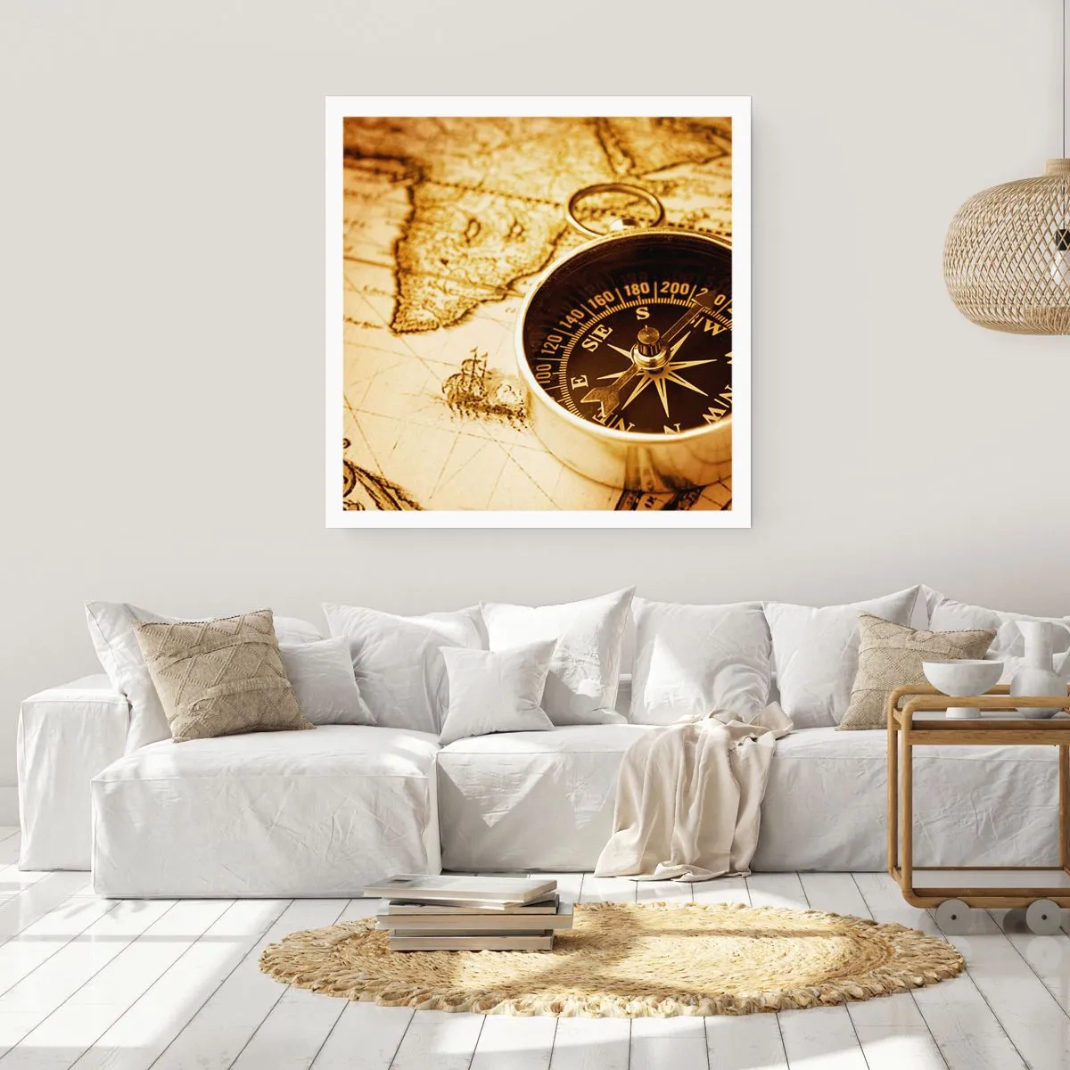 Plakát - Na východ nebo na západ? - 60x60 cm