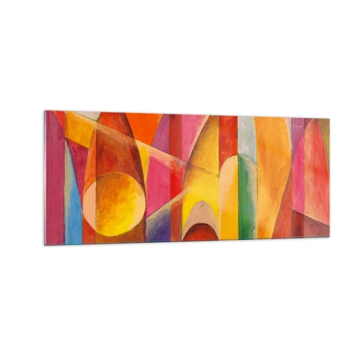 Obraz na skle - Katedrála slunce - 100x40 cm