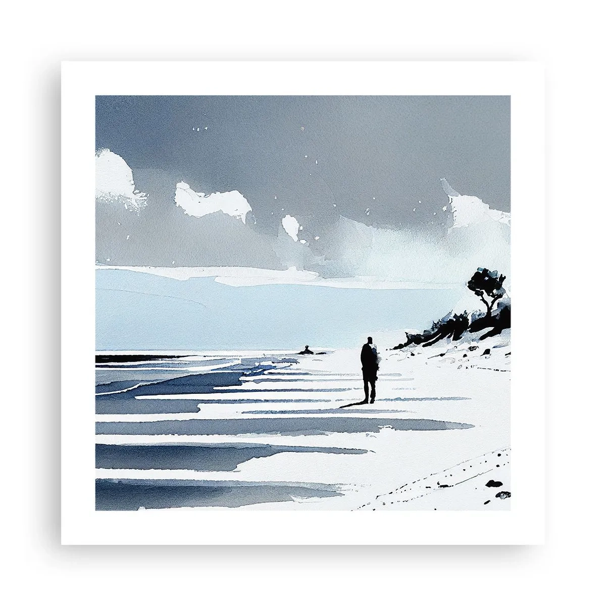 Plakát - O samotě - 50x50 cm