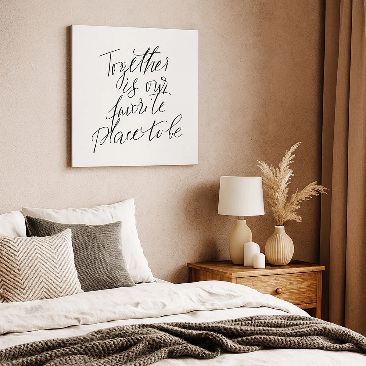 Obraz na plátně - Cítíte to také? - 30x30 cm