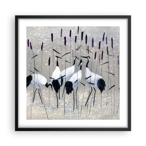 Plakát v černém rámu - Mezi svými - 50x50 cm