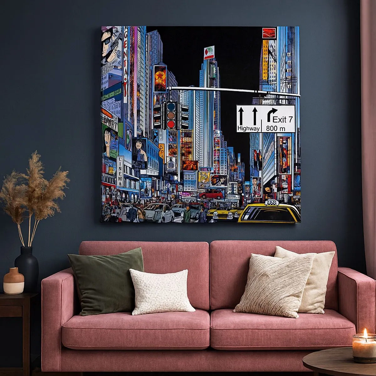 Obraz na plátně - Komiksová velká noc - 30x30 cm