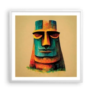 Plakát v bílém rámu - Sošný, ale sympatický - 60x60 cm