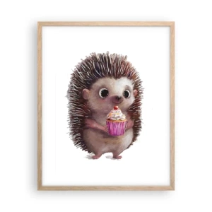 Plakát v rámu světlý dub - Oslava je každý den - 40x50 cm