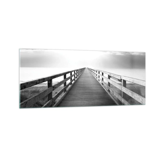 Obraz na skle - Do dálky… - 100x40 cm