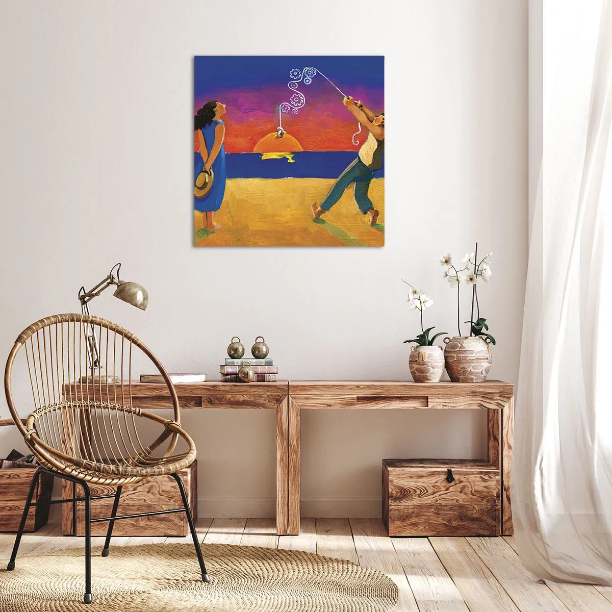 Obraz na plátně - Více než hvězda z nebe - 40x40 cm