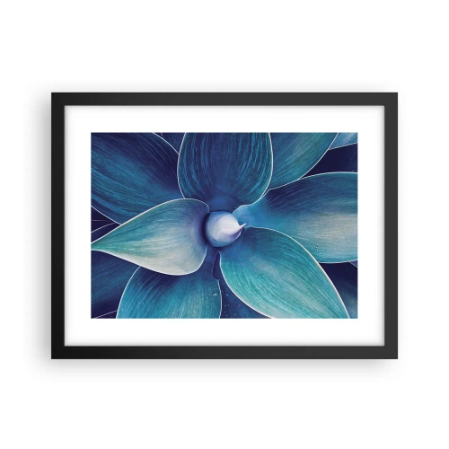 Plakát v černém rámu - Namodralý od nebe - 40x30 cm