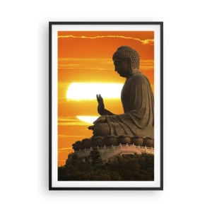 Plakát v černém rámu - Bez strachu ze světa - 61x91 cm