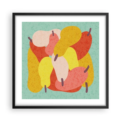 Plakát v černém rámu - Ochutnejte letní slunce - 50x50 cm