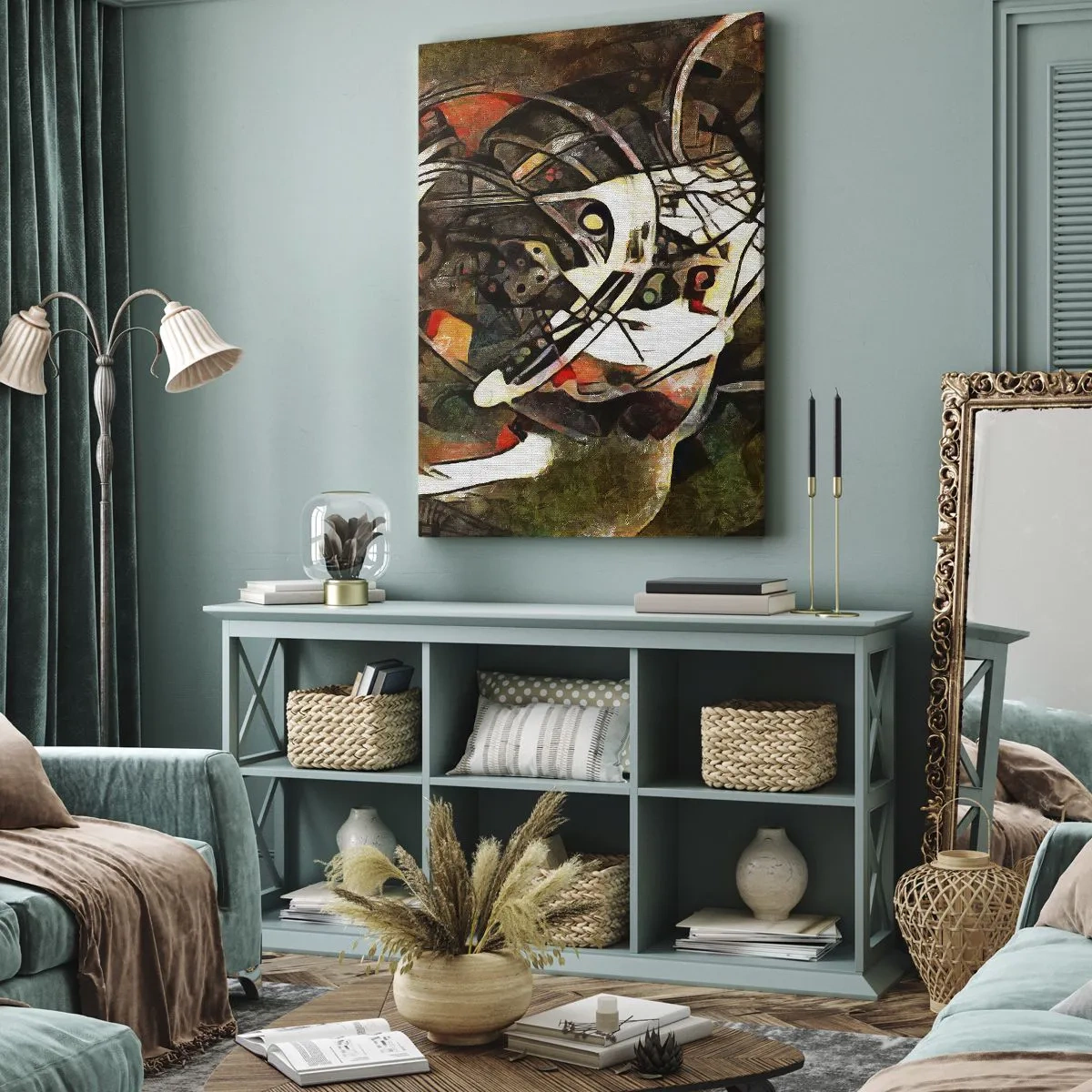 Obraz na plátně - Slyšíš pohyb? - 70x100 cm