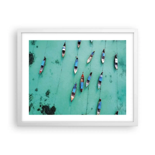 Plakát v bílém rámu - V radostném očekávání - 50x40 cm