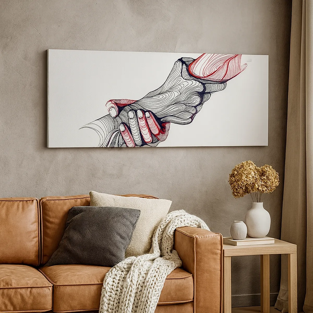 Obraz na plátně - Jste v dobrých rukou - 30x30 cm