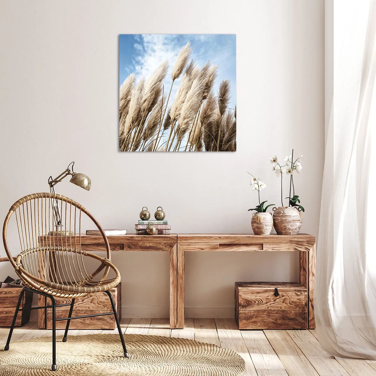 Obraz na plátně - Slunečné a větrné pohlazení - 30x30 cm