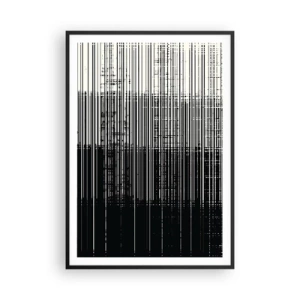 Plakát v černém rámu - Vlny a vibrace - 70x100 cm