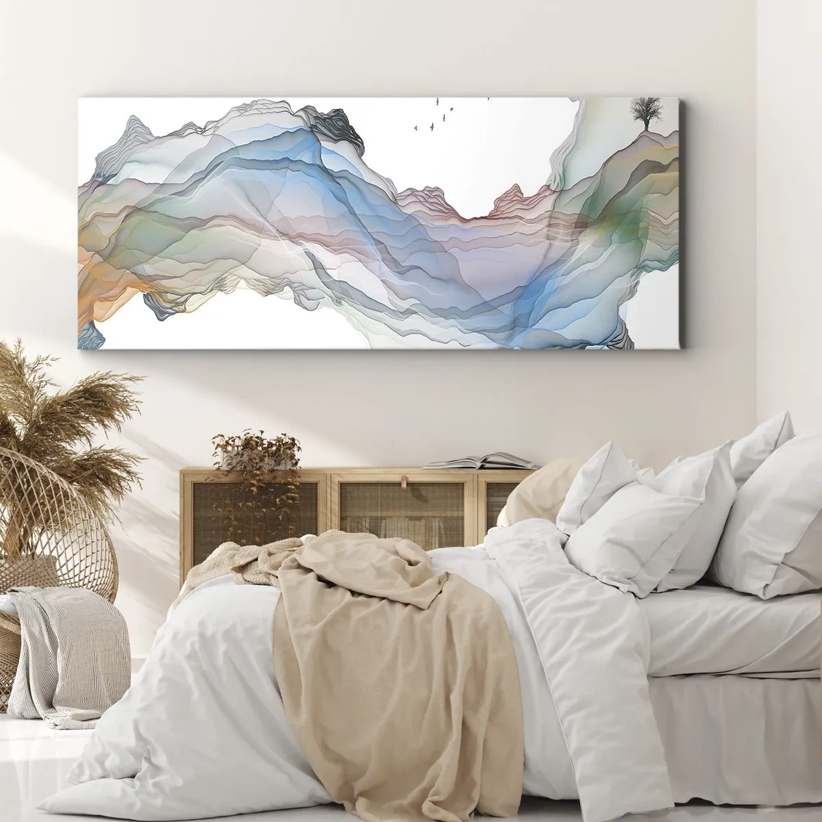 Obraz na plátně - Ke křišťálovým horám - 100x40 cm