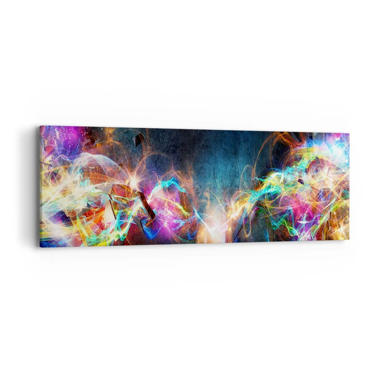 Obraz na plátně - Radostně proti tmě - 90x30 cm