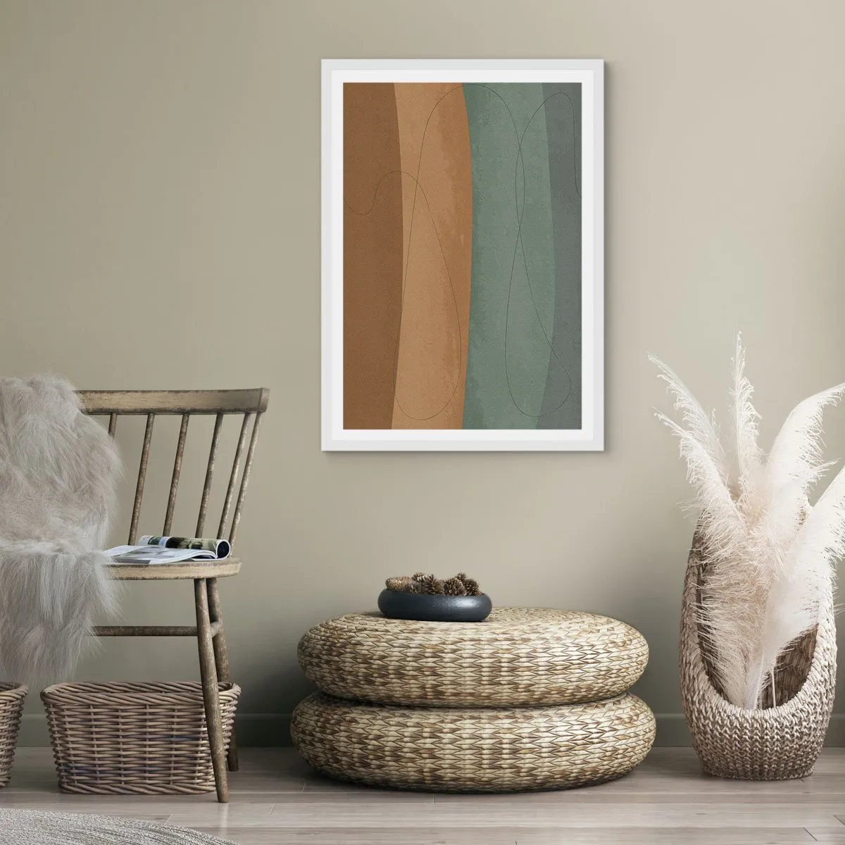 Plakát v bílém rámu - Horizontální kompozice - 50x70 cm
