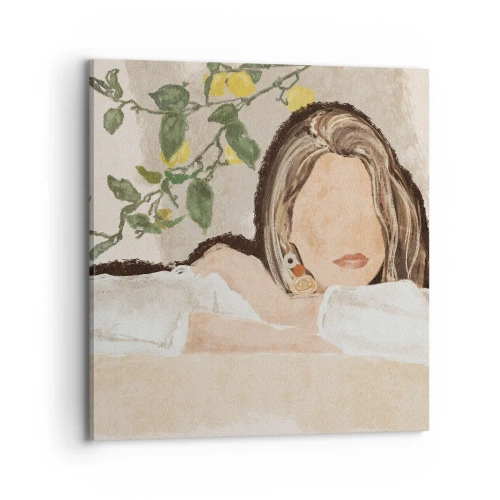 Obraz na plátně - Krasavice z jihu - 70x70 cm