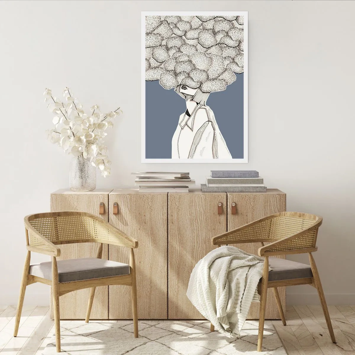 Plakát - S hlavou v oblacích - 70x100 cm