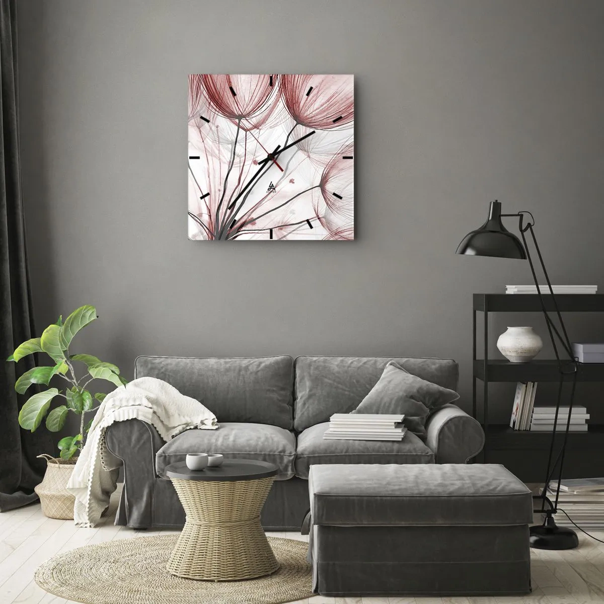 Nástěnné hodiny - Před odletem - 40x40 cm