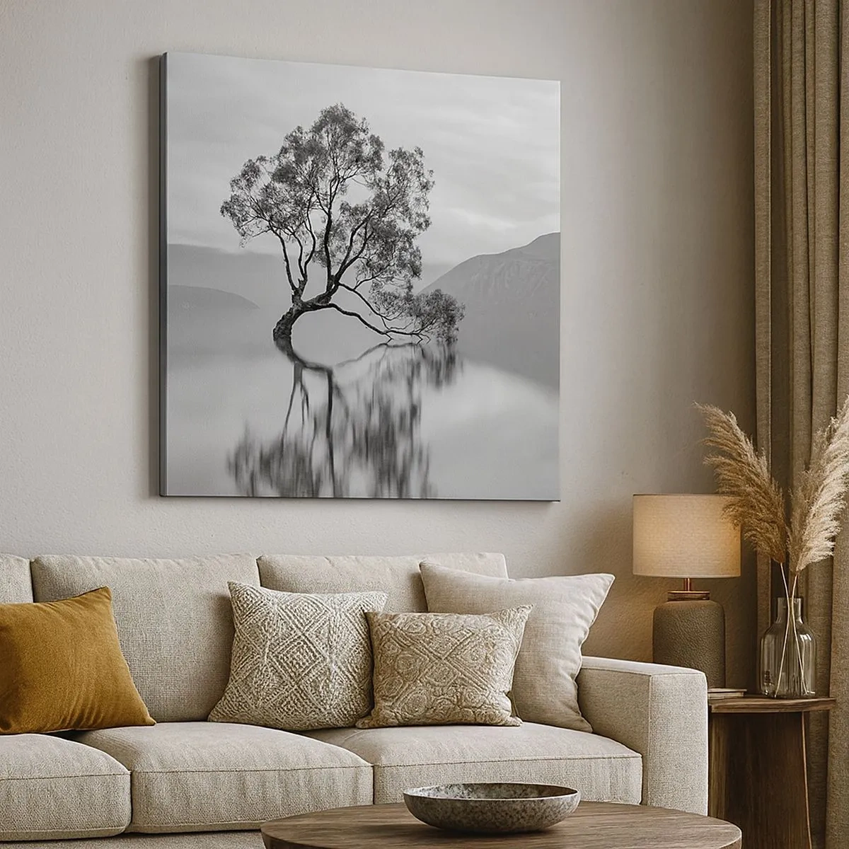 Obraz na plátně - Existuje taková země - 30x30 cm