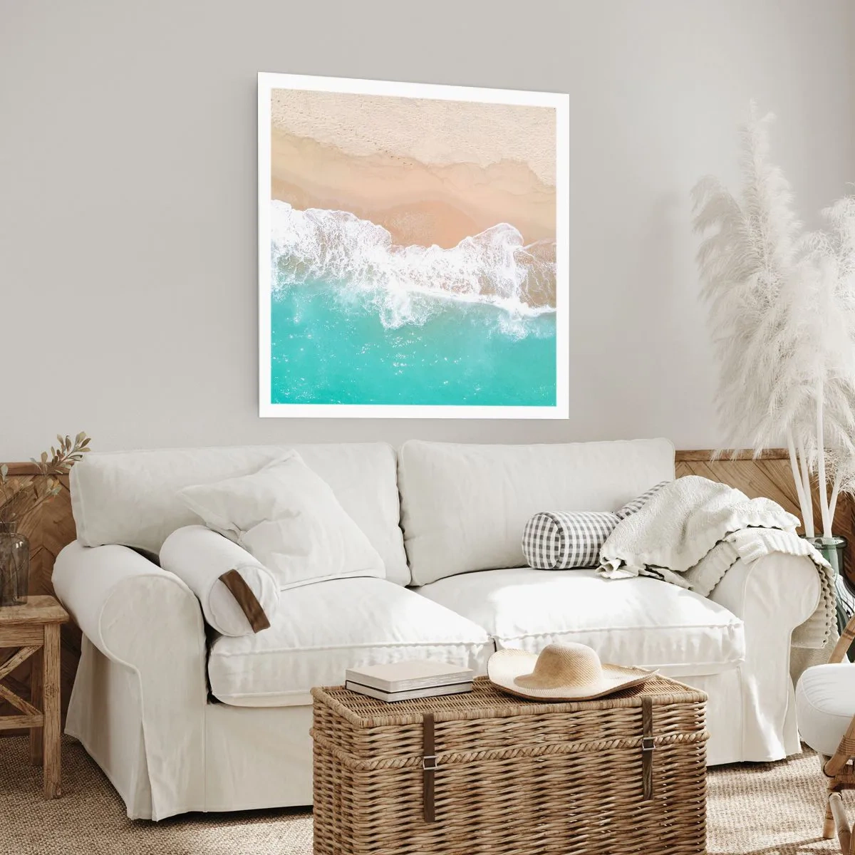 Plakát - Mazlivý dotek - 40x40 cm