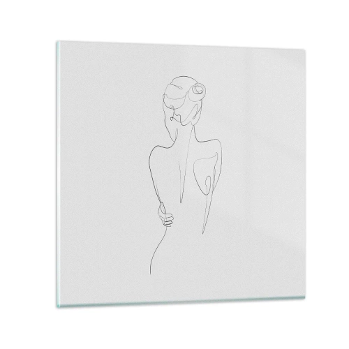 Obraz na skle - Hudba těla - 50x50 cm