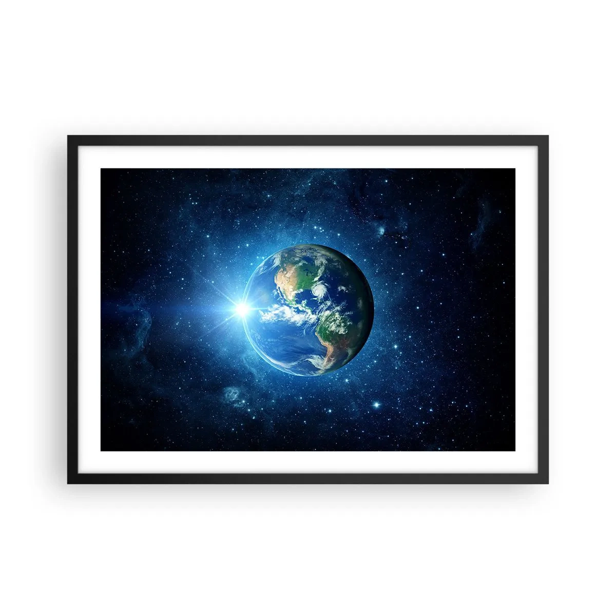Plakát v černém rámu - Jsme v nebi - 70x50 cm