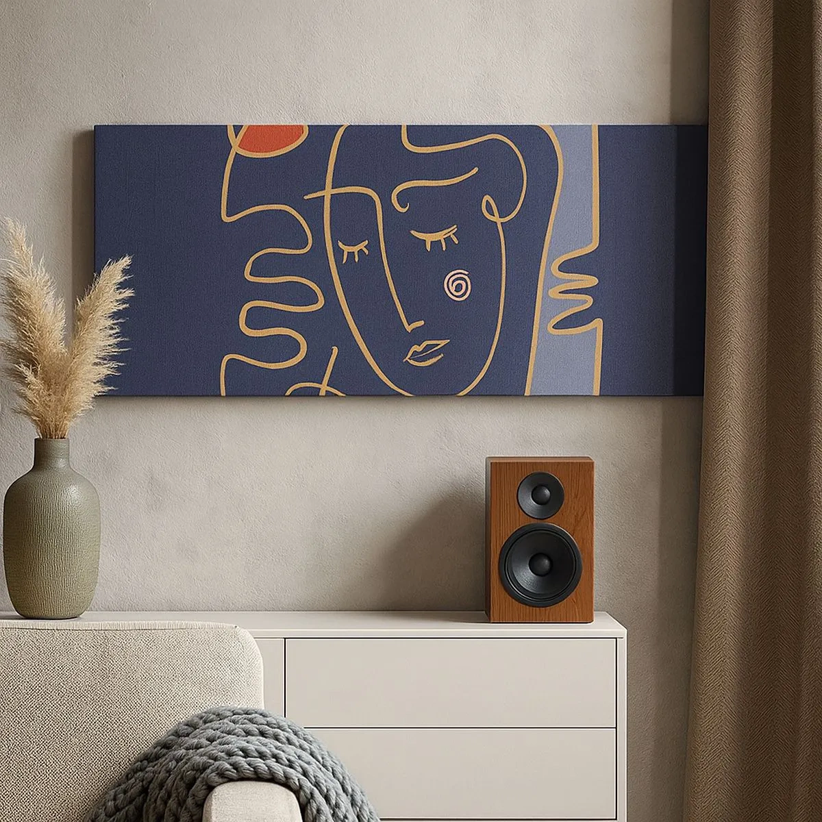 Obraz na plátně - V zádumčivosti - 100x40 cm