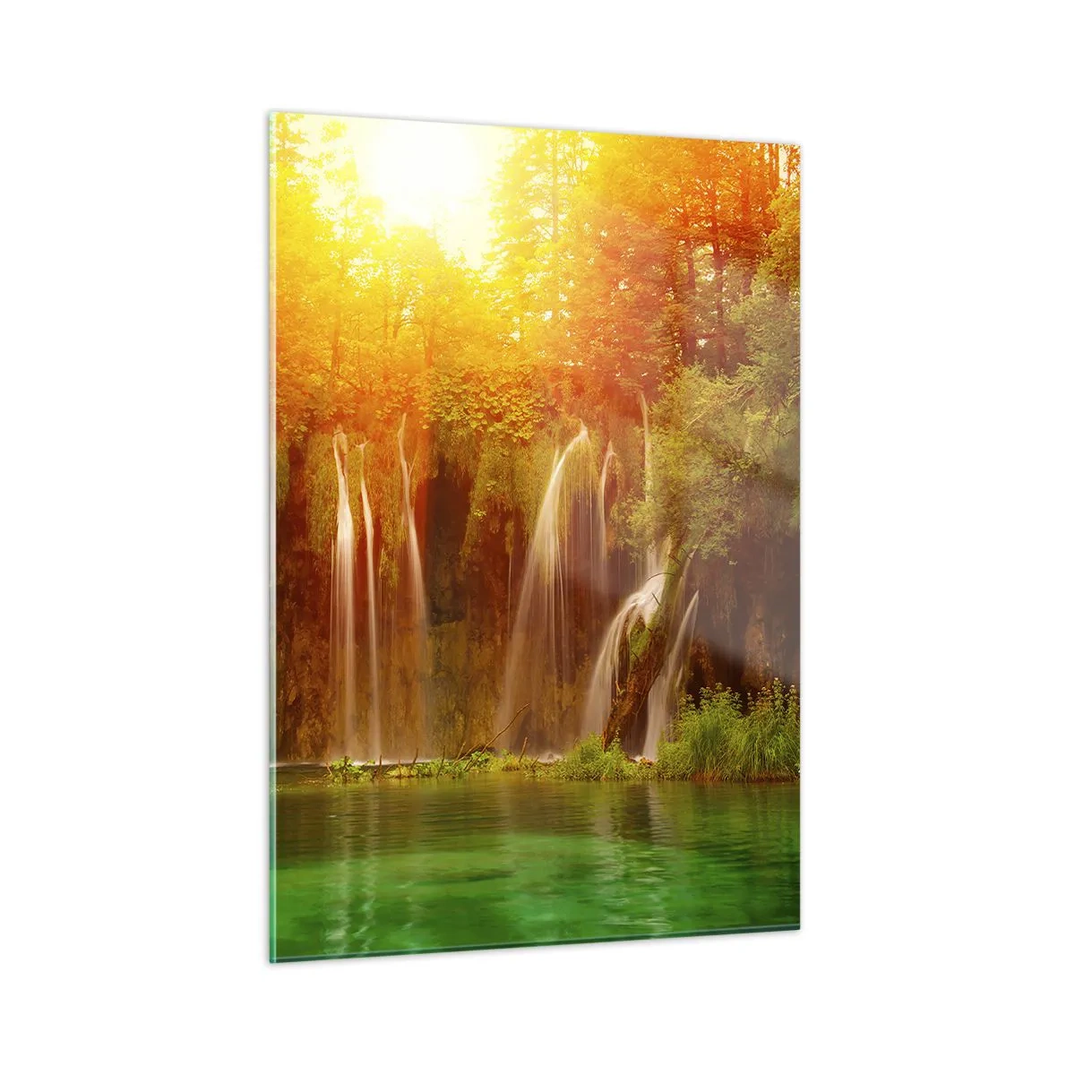 Obraz na skle - Na sluncí a ve stínu - 50x70 cm
