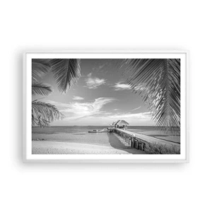 Plakát v bílém rámu - Vzpomínka nebo sen? - 91x61 cm