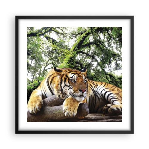 Plakát v černém rámu - S úctou - 50x50 cm