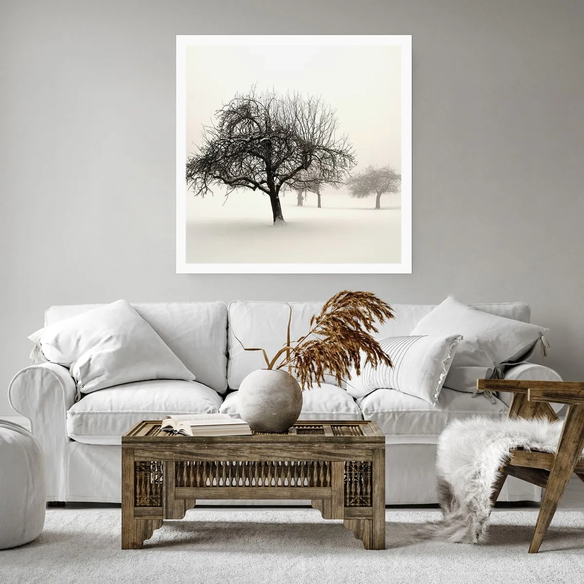 Plakát - Zimní sen - 30x30 cm