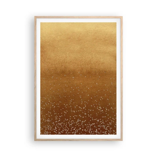 Plakát v rámu světlý dub - Zrození světla - 70x100 cm