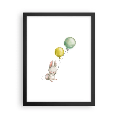 Plakát v černém rámu - Já poletím také! - 30x40 cm