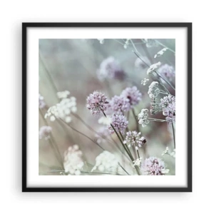 Plakát v černém rámu - Sladké filigrány bylinek - 50x50 cm