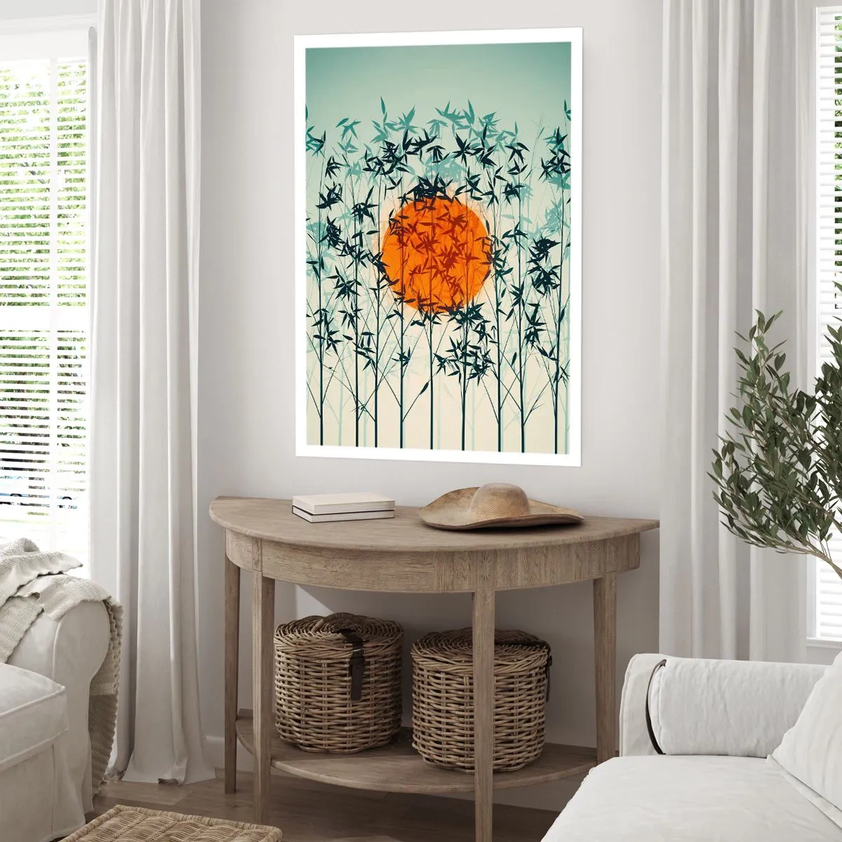 Plakát - Japonské slunce - 40x50 cm