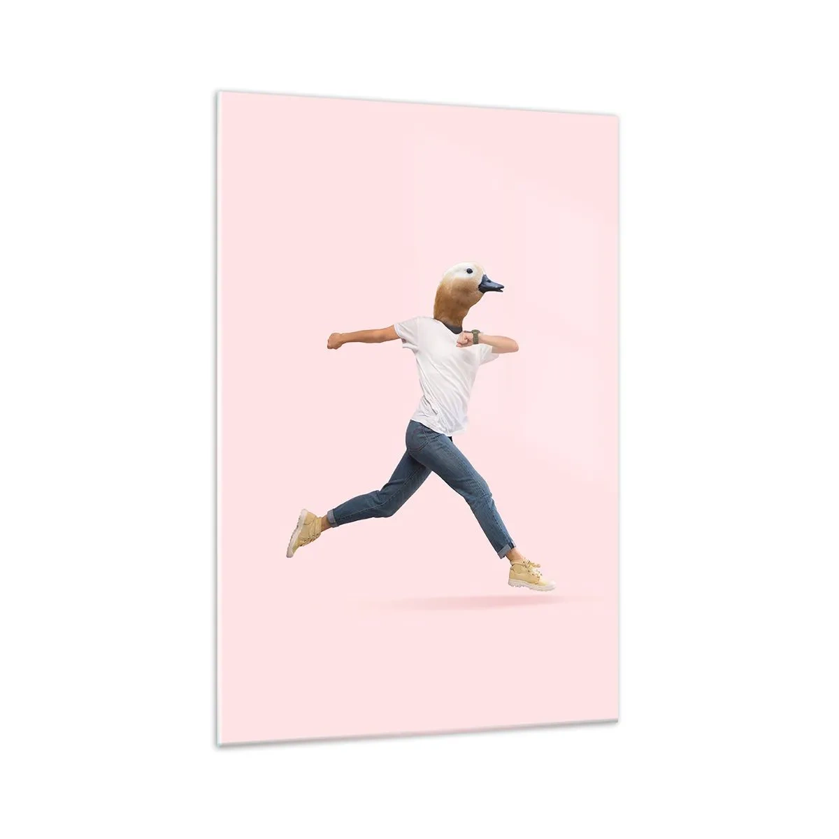 Obraz na skle - Špetka absurdity - 70x100 cm