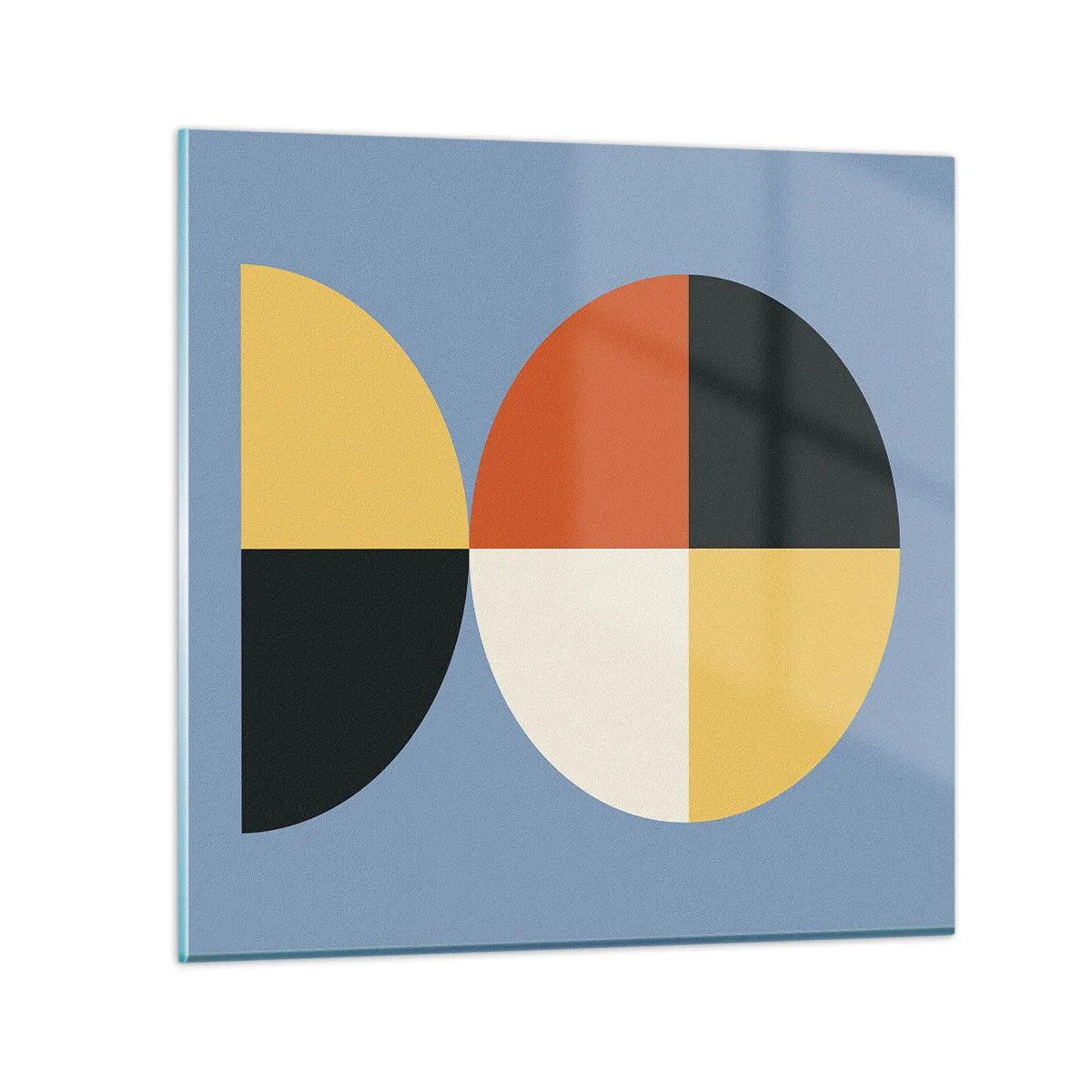 Obraz na skle - Koukej a počítej - 50x50 cm