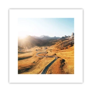 Plakát - Ve zlatém údolí - 30x30 cm