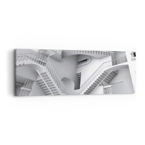 Obraz na plátně - Paradoxy prostoru - 90x30 cm