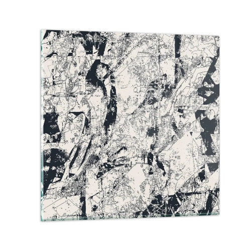Obraz na skle - Prolínání protikladů - 40x40 cm