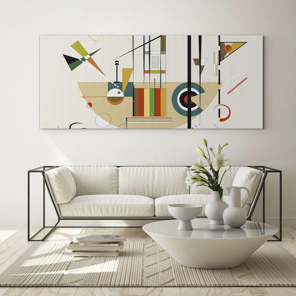 Obraz na skle - A svět se směje - 100x40 cm
