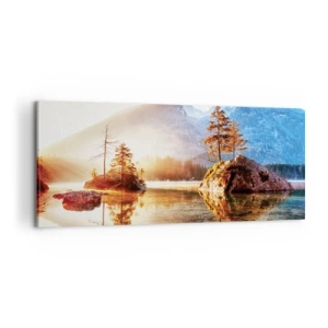 Obraz na plátně - Příroda v novém světle - 100x40 cm