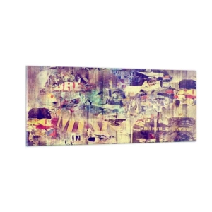 Obraz na skle - A tohle zůstane - 100x40 cm