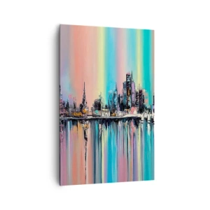 Obraz na plátně - Noční proud světla - 80x120 cm