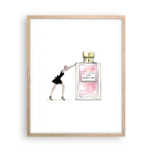 Plakát v rámu světlý dub - Podstata ženskosti - 40x50 cm